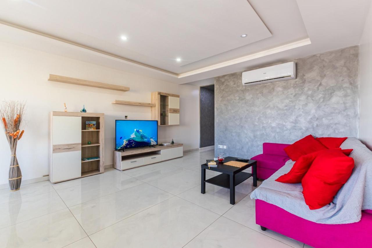 New 3 Bdr 2 Bth Apartment Terrace In Bugibba San Pawl il-Baħar Zewnętrze zdjęcie