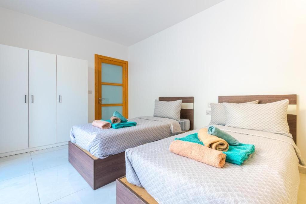 New 3 Bdr 2 Bth Apartment Terrace In Bugibba San Pawl il-Baħar Zewnętrze zdjęcie